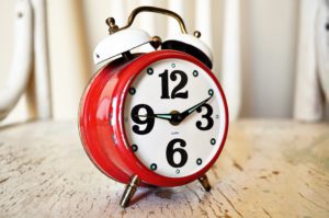 What time do you go into the office