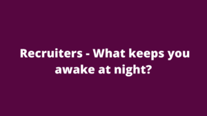Recruitment law webinar